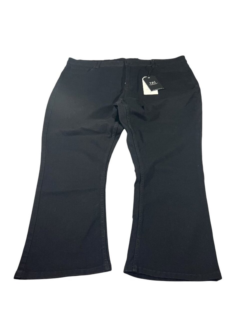 The Perfect Jean NYC Mens Black Denim Bootcut Pants Size 46x28 Stretch NWT